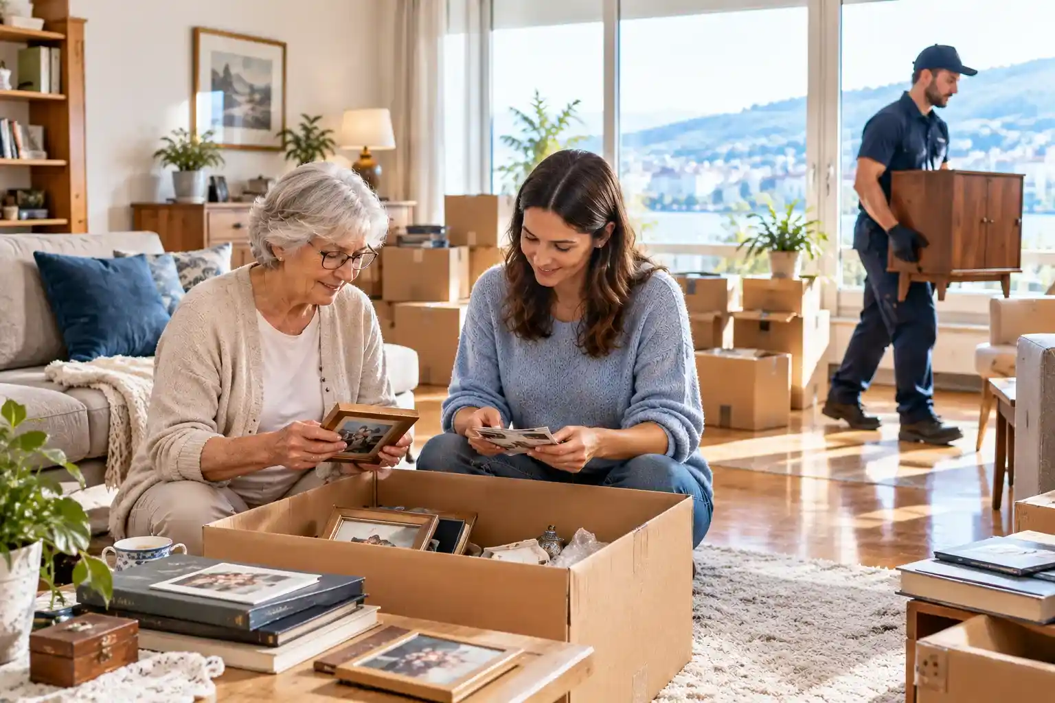 Elternhaus verkleinern in Zürich mit gemeinsamem Sortieren und professioneller Räumung